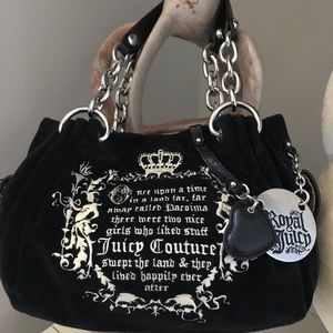 Juicy Couture black and white purse
